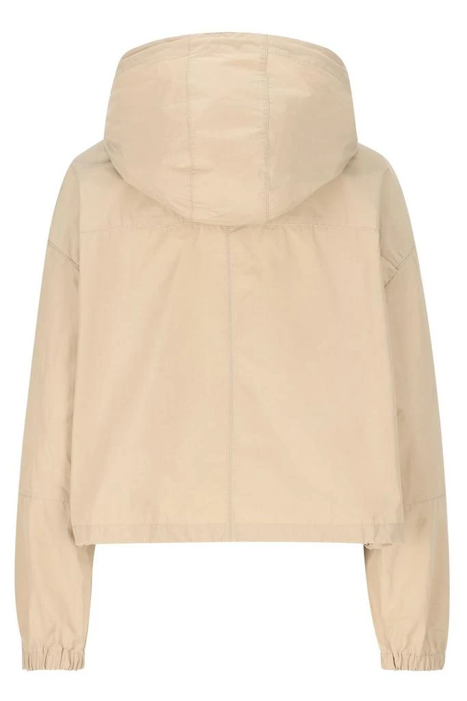 Moncler Moncler Logo Patch Zip-Up Jacket 2