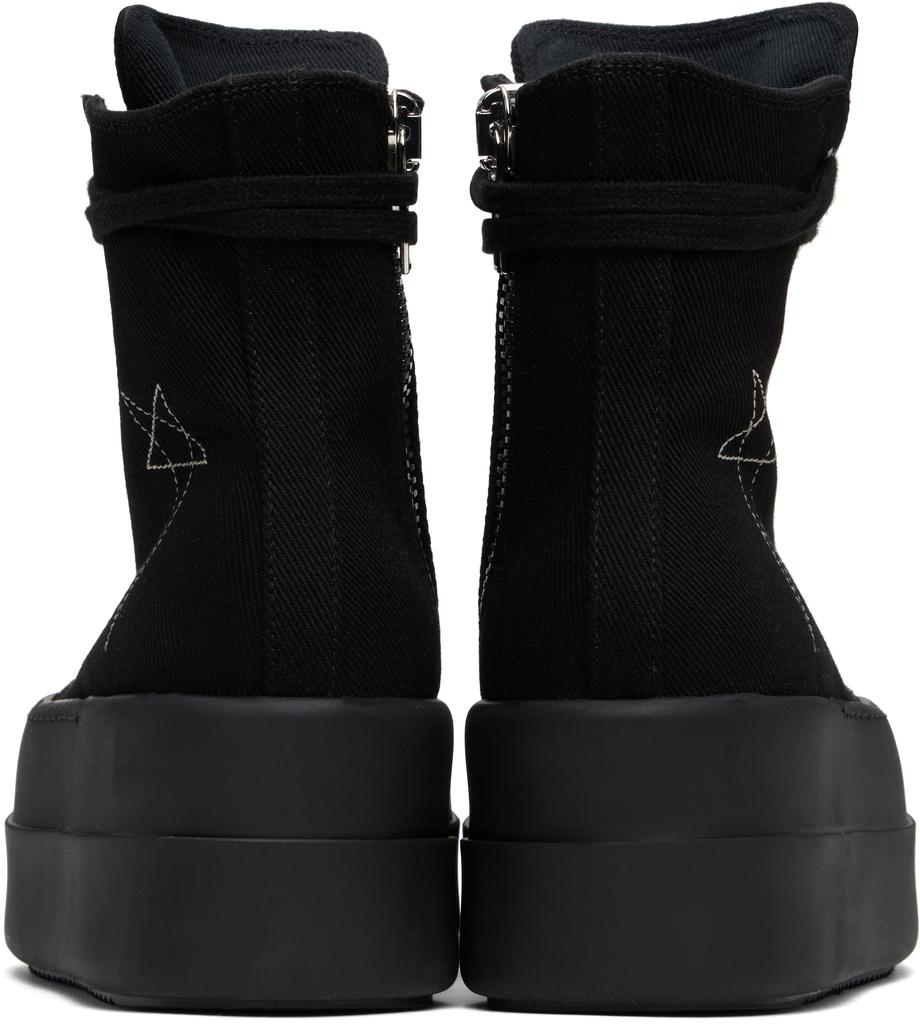 Black Hollywood Double Bumper Sneaks Sneakers – On Sale Now