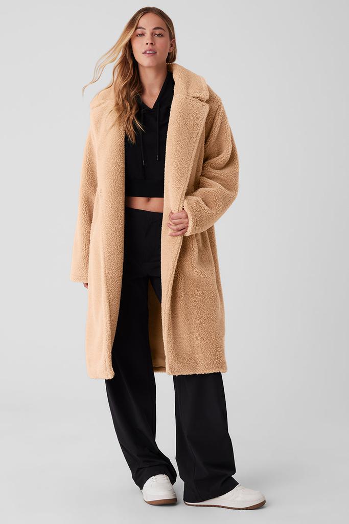 Alo Yoga Oversized Sherpa Trench - Camel