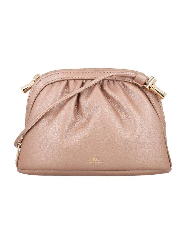 A.P.C. A.P.C. Ruched Drawstring Crossbody Bag 1