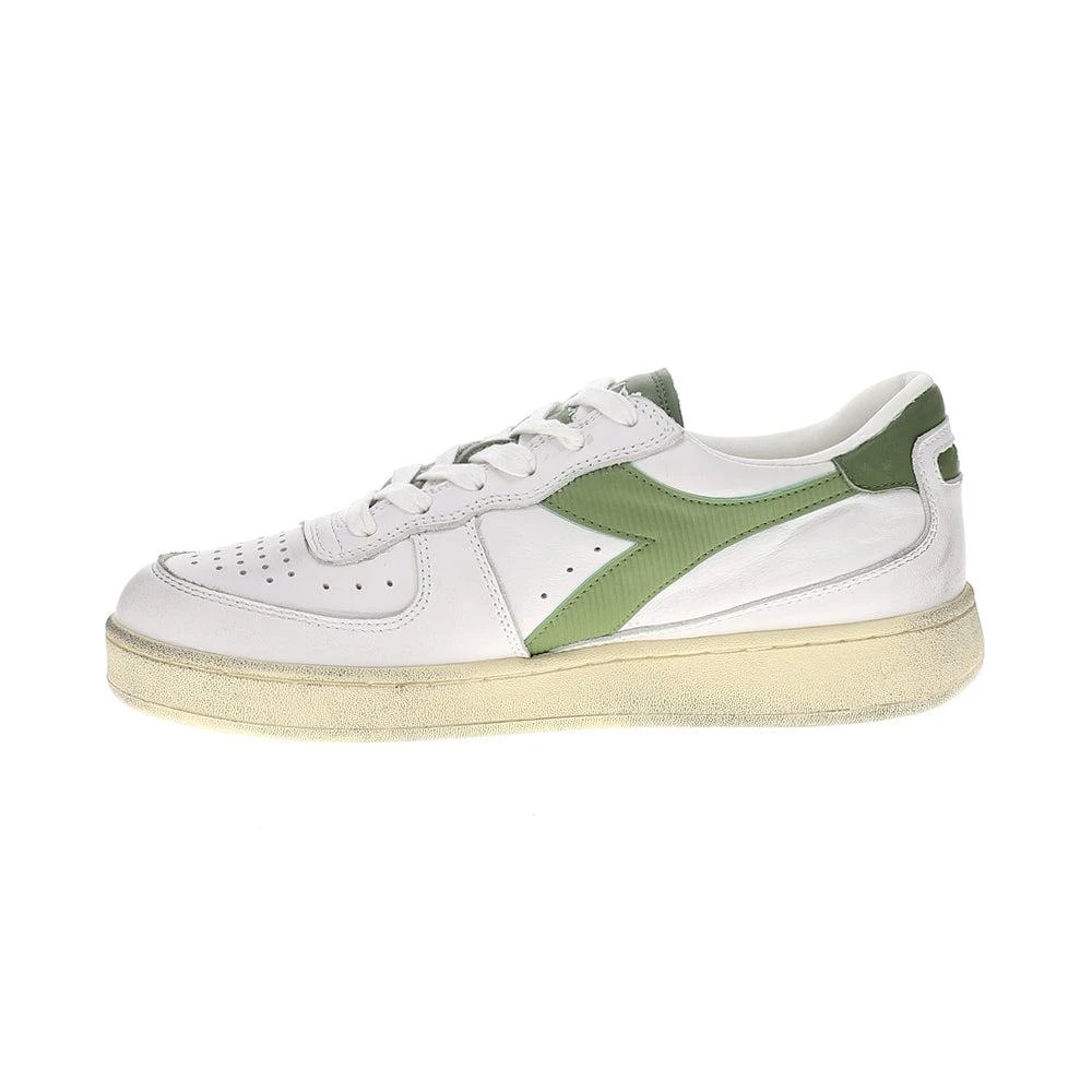 Diadora Mi Basket Low Used Lace Up Sneakers 3