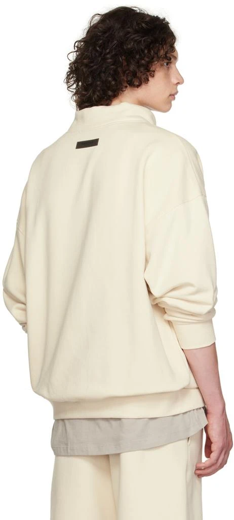 Essentials Off-White Mock Neck Sweatshirt 3