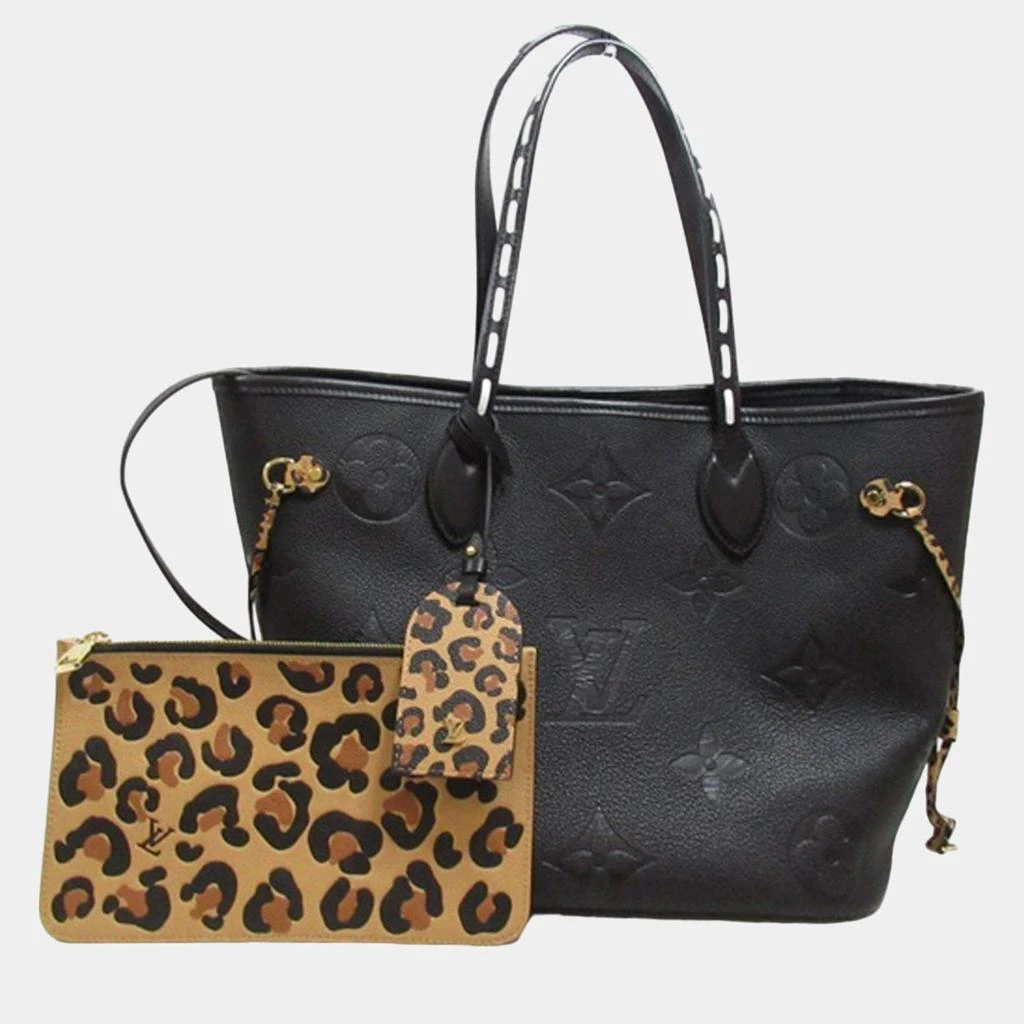 Louis Vuitton Louis Vuitton Black Monogram Empreinte Wild At Heart Neverfull MM 6