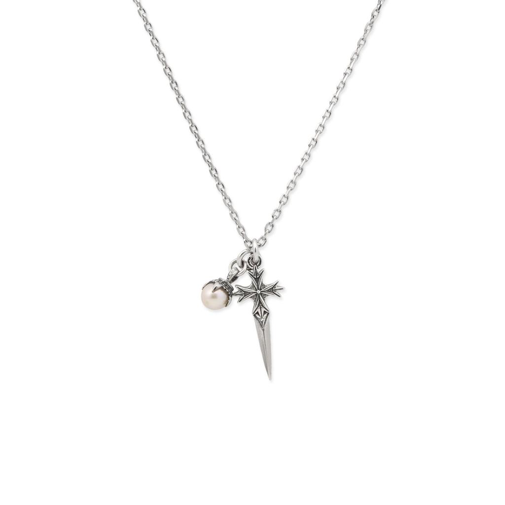 ネックレス・ペンダント emanuele bicocchi SS25 MULTI ROSE NECKLACE (RSN4 SILVER) Multi-Roses Necklace | Emanuele Bicocchi