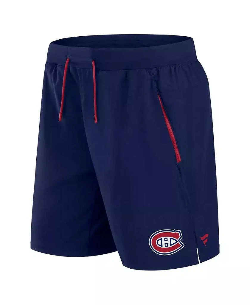 Fanatics Men's Navy Montreal Canadiens Authentic Pro Rink Performance Shorts 3