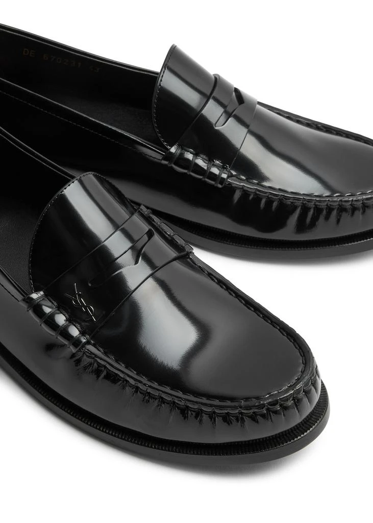 Yves Saint Laurent Le Loafer 15 gloss-leather loafers 3