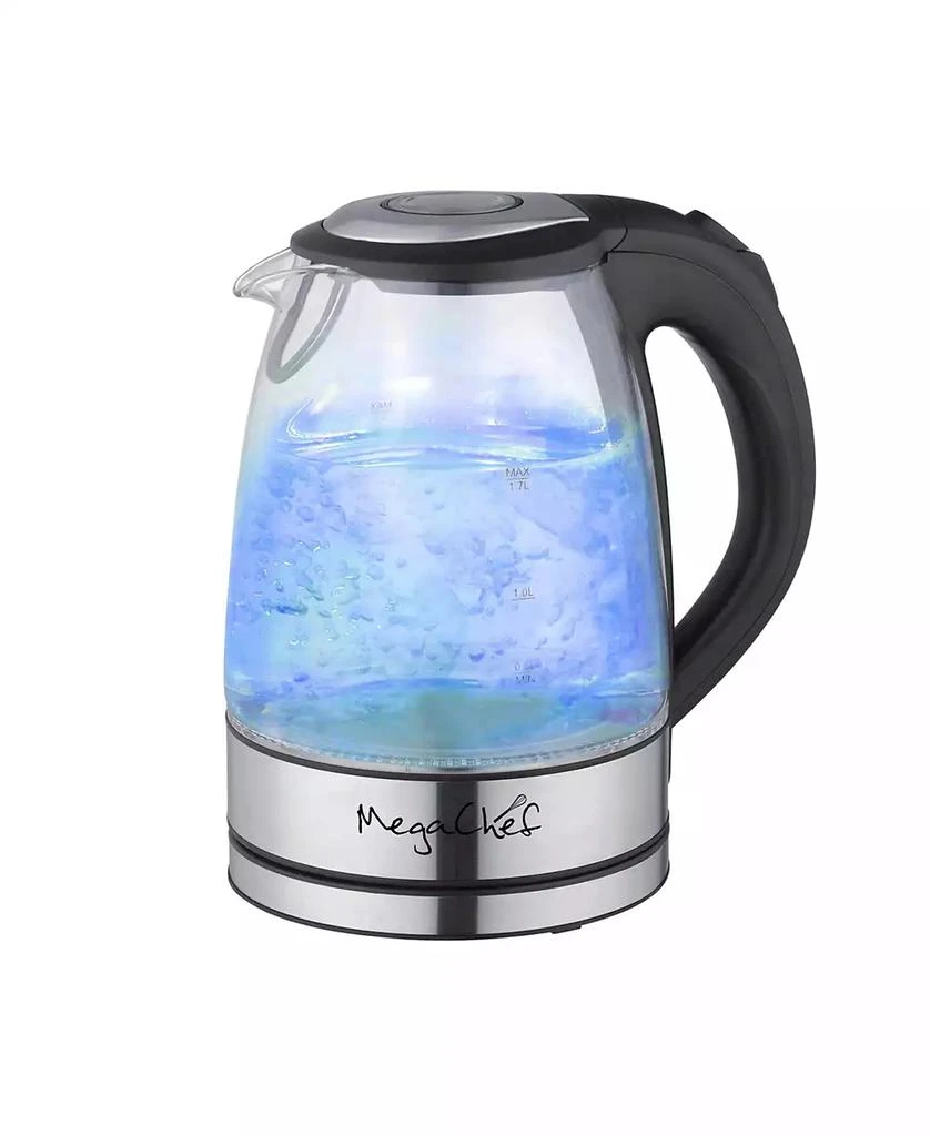 MegaChef 1.7 Quart Glass Electric Tea Kettle 2