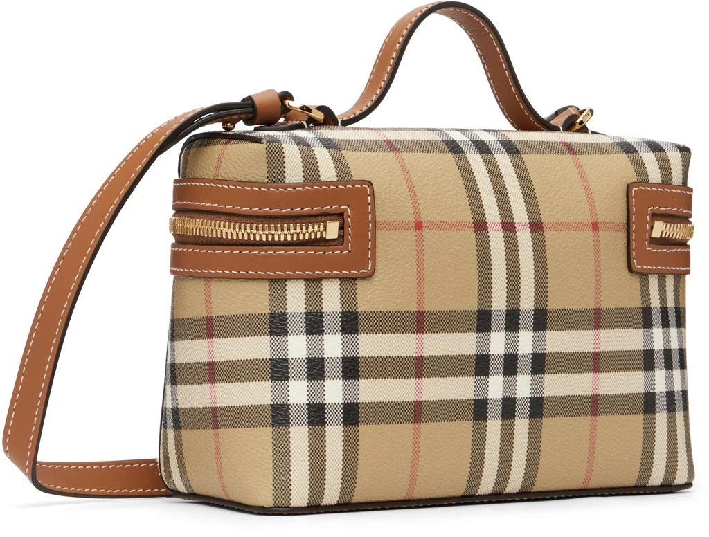 Burberry Beige Check Vanity Bag 3