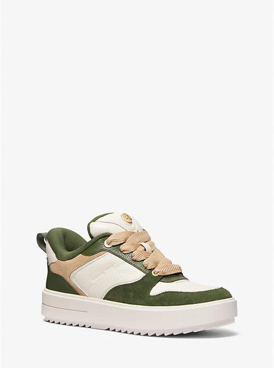 michael_kors Rumi Color-Block Leather Platform Sneaker 1