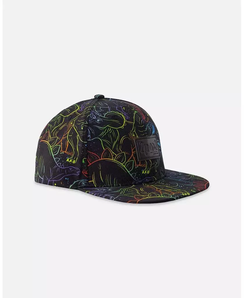 Deux par Deux Baby Boys Cap Dinosaur Print
