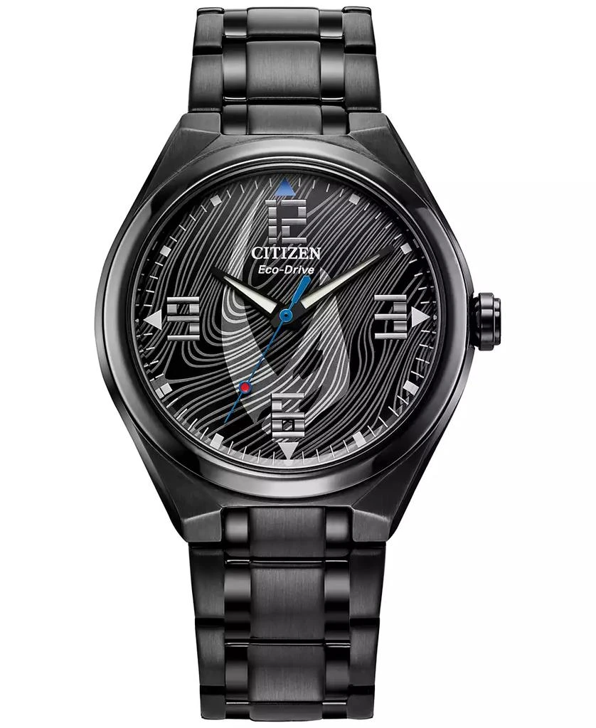 Citizen Eco-Drive Men's Star Wars Mandalorian Black Stainless Steel Bracelet Watch 42mm 1