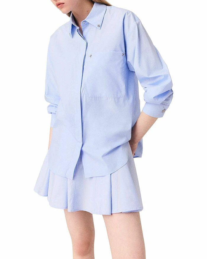 Maje Long Sleeve Blouse 1