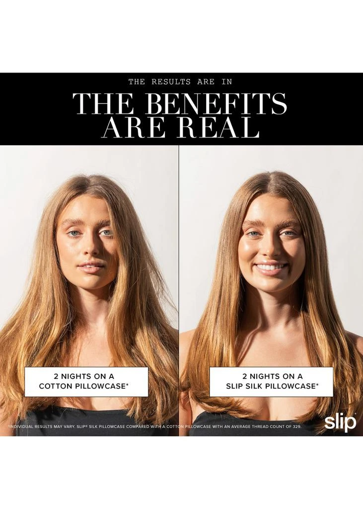 Slip Pure Silk Queen Pillowcase with Lace Trim - Sweetie 4