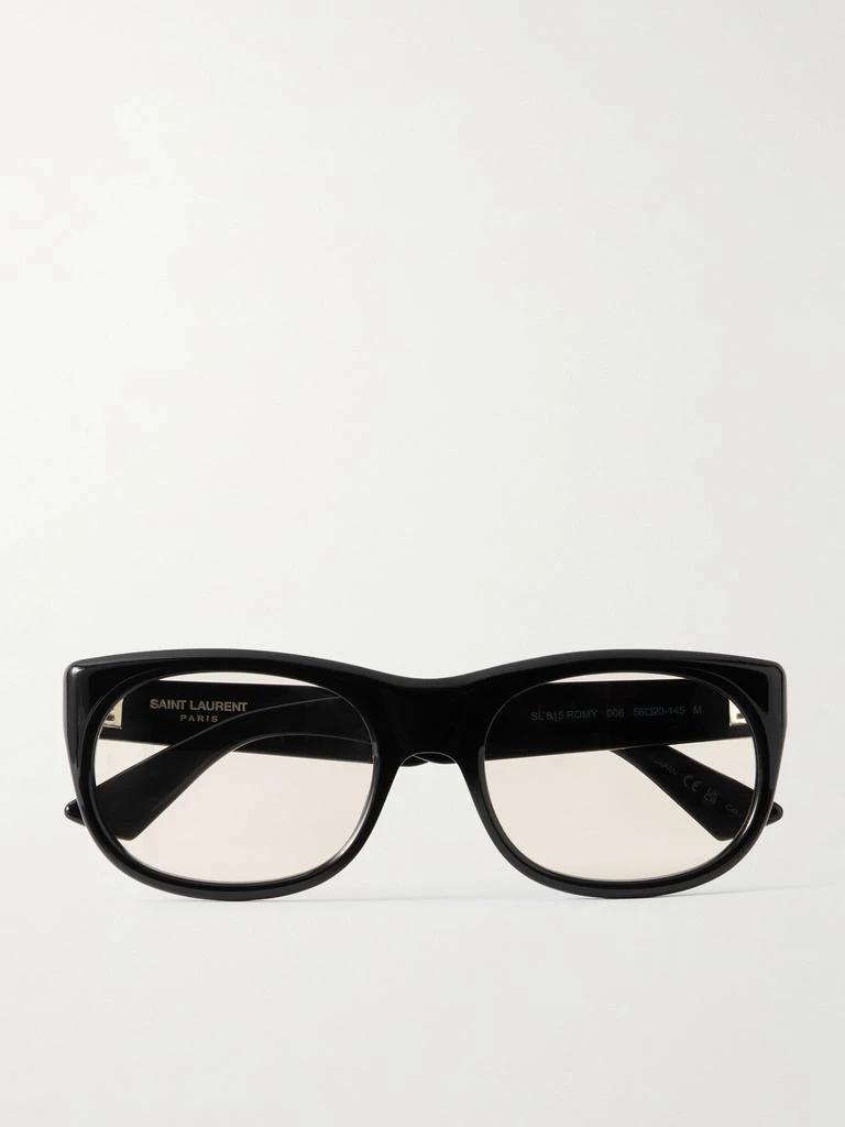 Yves Saint Laurent Romy 板材 D 形框太阳镜 1