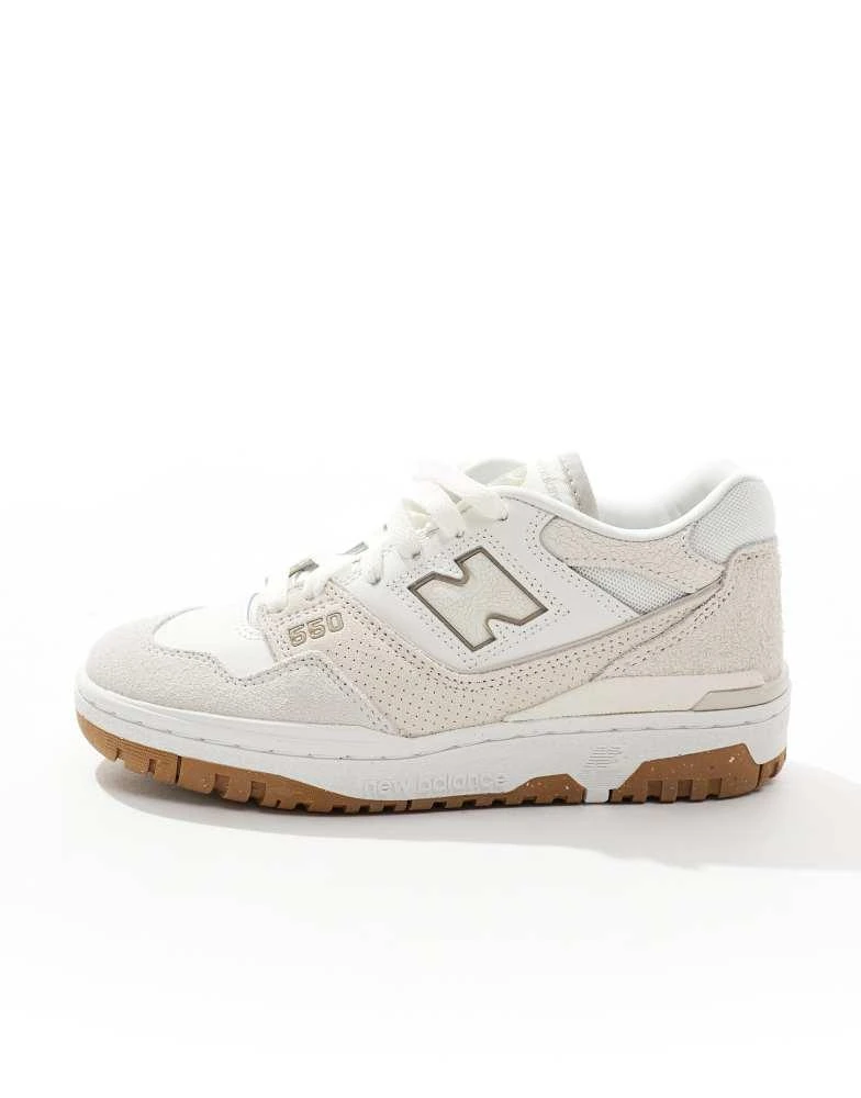 New Balance New Balance 550 sneakers in cream with stone details 2
