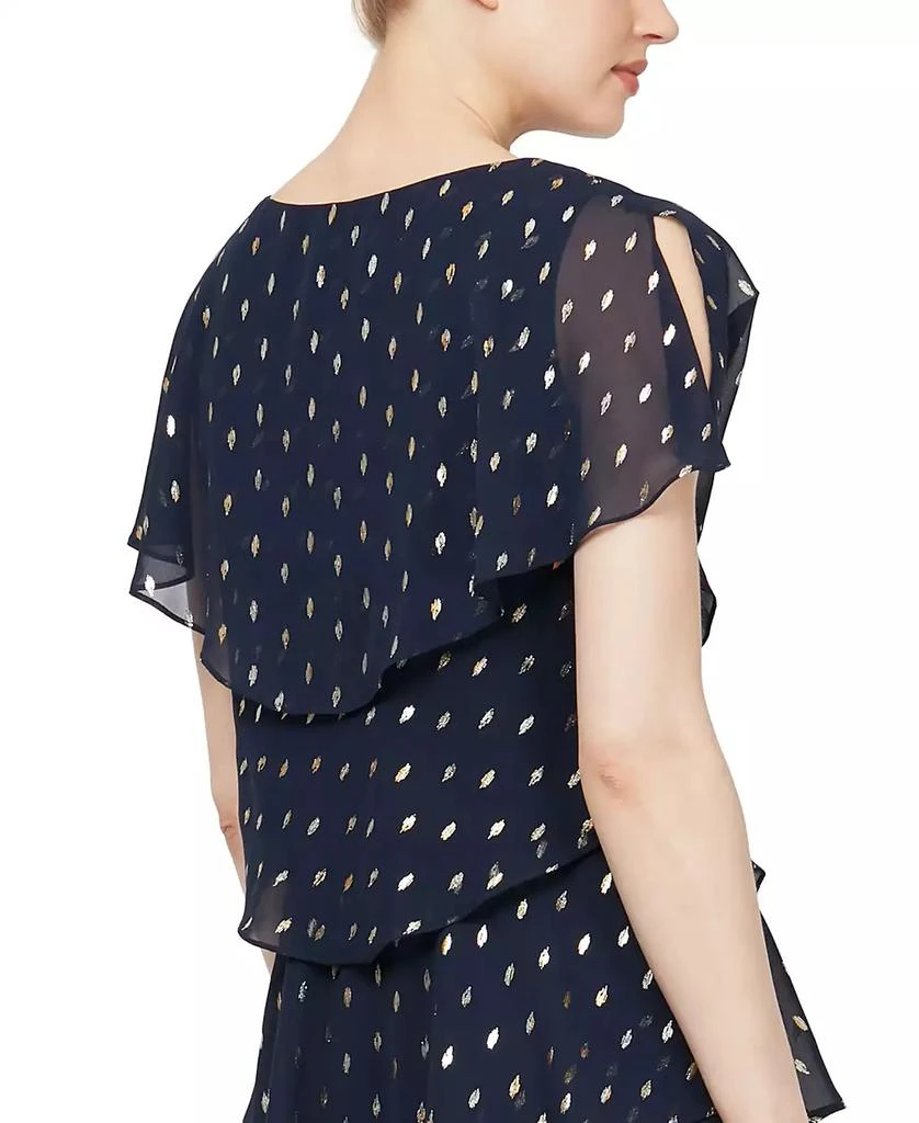SL Fashions Polka-Dot Tiered Shift Dress 4