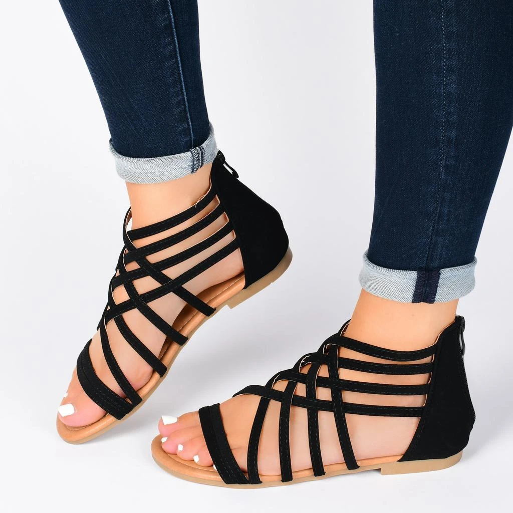 Journee Collection Collection Women's Wide Width Hanni Sandal 5