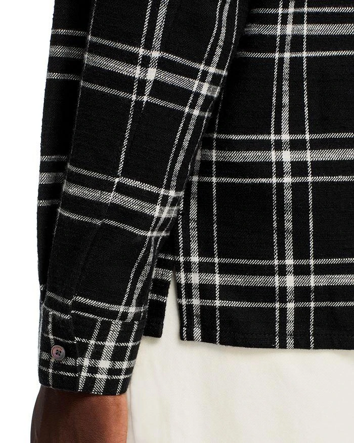 FRAME Plaid Regular Fit Overshirt 5