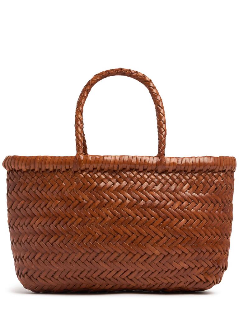 DRAGON DIFFUSION Mini Flat Gora Leather Basket Bag