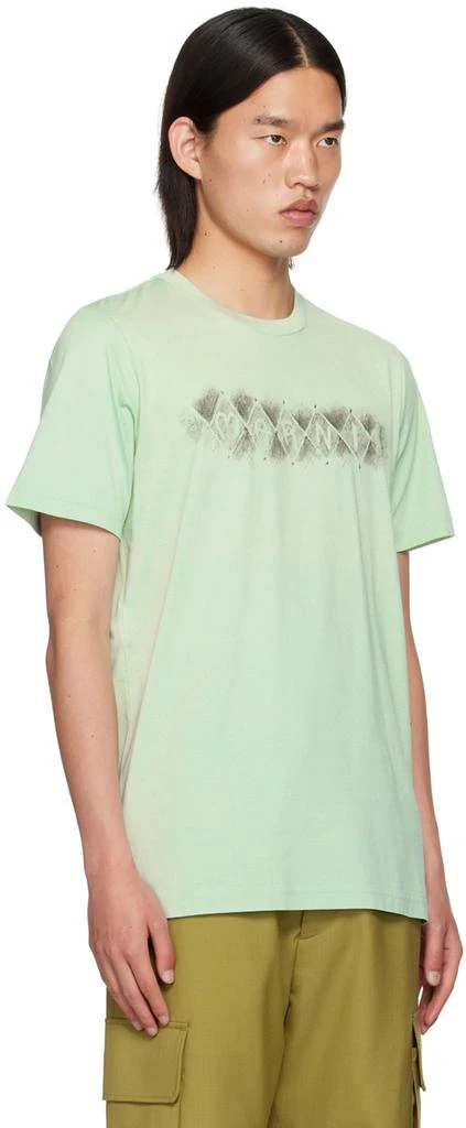 Marni Green Argyle Print T-Shirt 2
