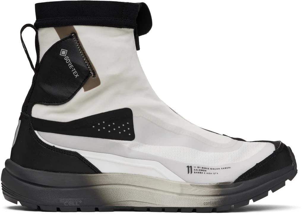 11 by Boris Bidjan Saberi Black & Off-White Salomon Edition Bamba 2 High GTX V2 Sneakers 1