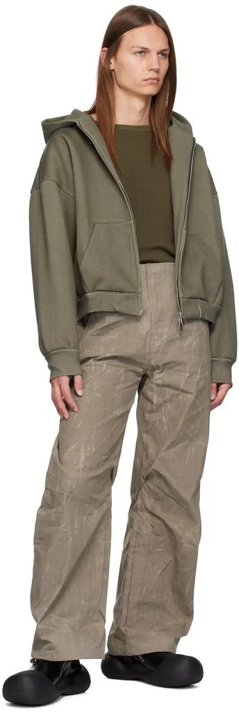 Seventh Taupe Bow Tech Pants 4