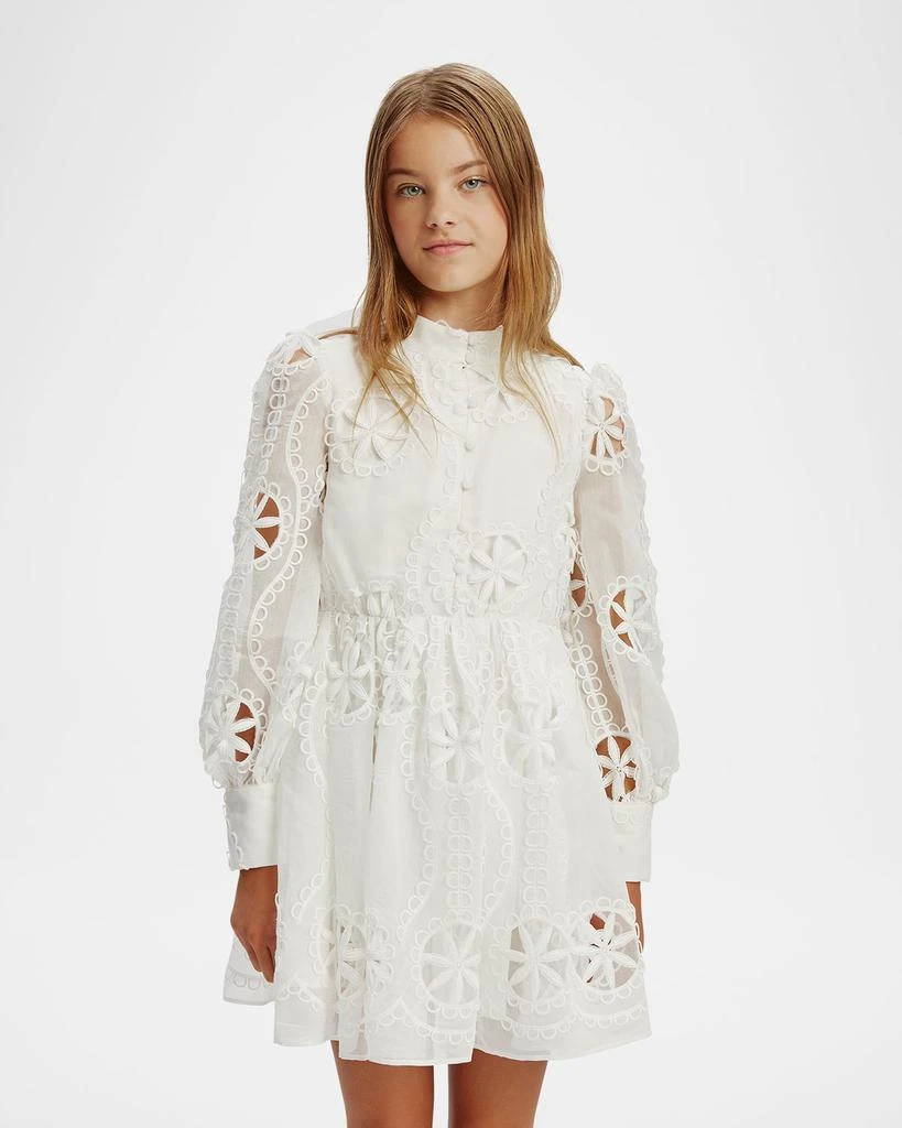 Bardot Girl's Fira Floral Embroidered Broderie Dress, Size 7-14 - Baby Clothing - BeyondStyle Bardot Girl's Fira Floral Embroidered Broderie Dress, Size 7-14 - Baby Clothing - BeyondStyle