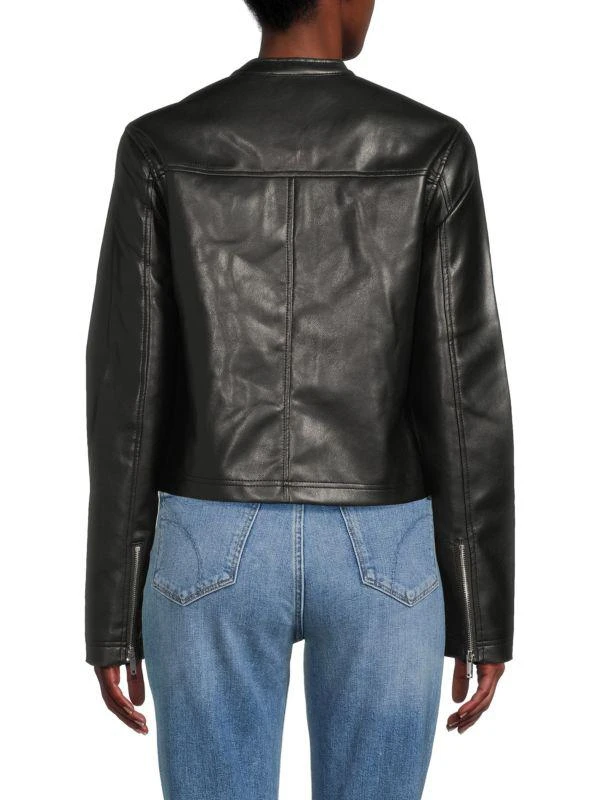 STOOSH Faux Leather Racing Jacket 2