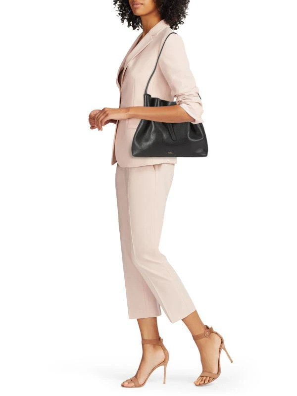 Furla Logo Leather Hobo Bag 2