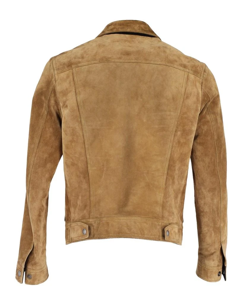 Tom Ford Trucker Jacket in Brown Suede 3