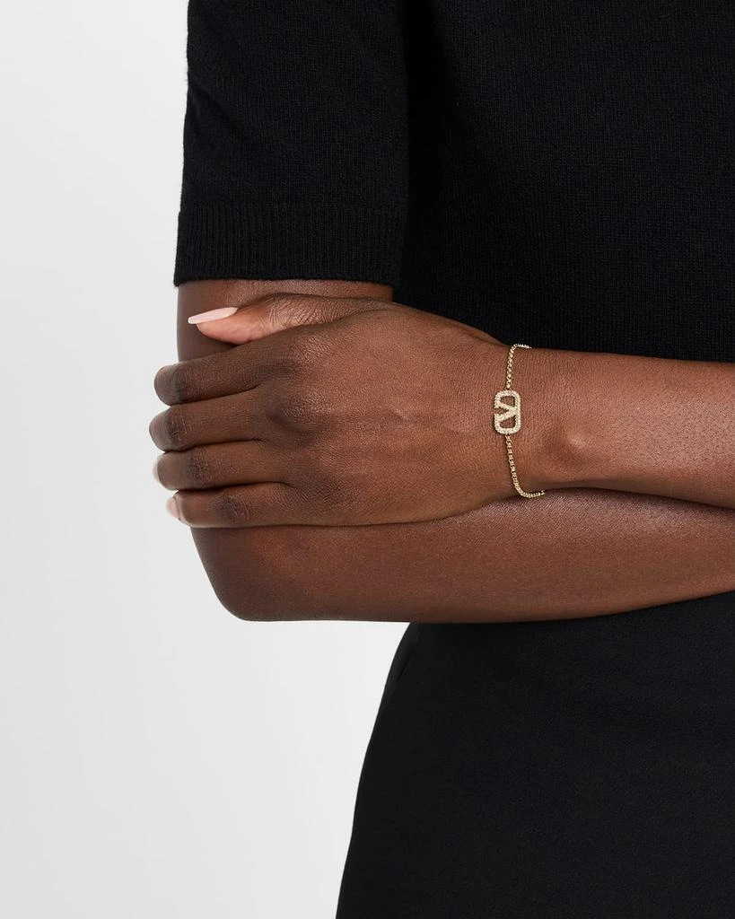 Valentino VLogo Signature Strass Bracelet 2