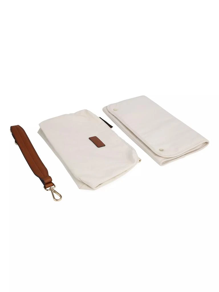 Chloé Logo Cotton & Leather Changing Bag 4