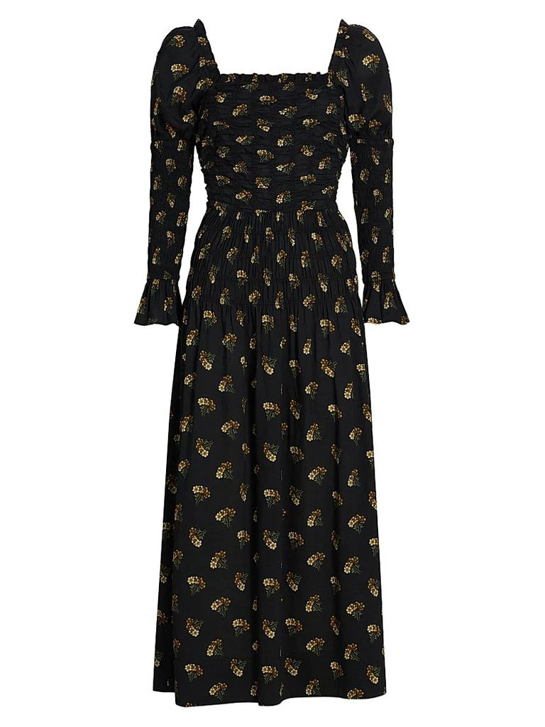 DÔEN Wilmina Floral Smocked Maxi-Dress 1
