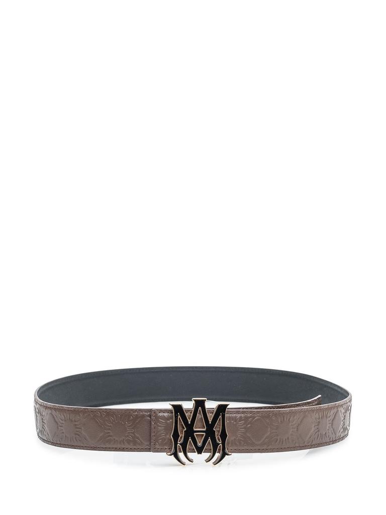 AMIRI Black MA Quad 4CM Enamel Belt - Belts - BeyondStyle