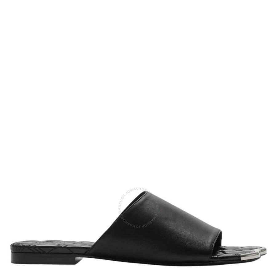 Burberry Leather Duck Slides 1