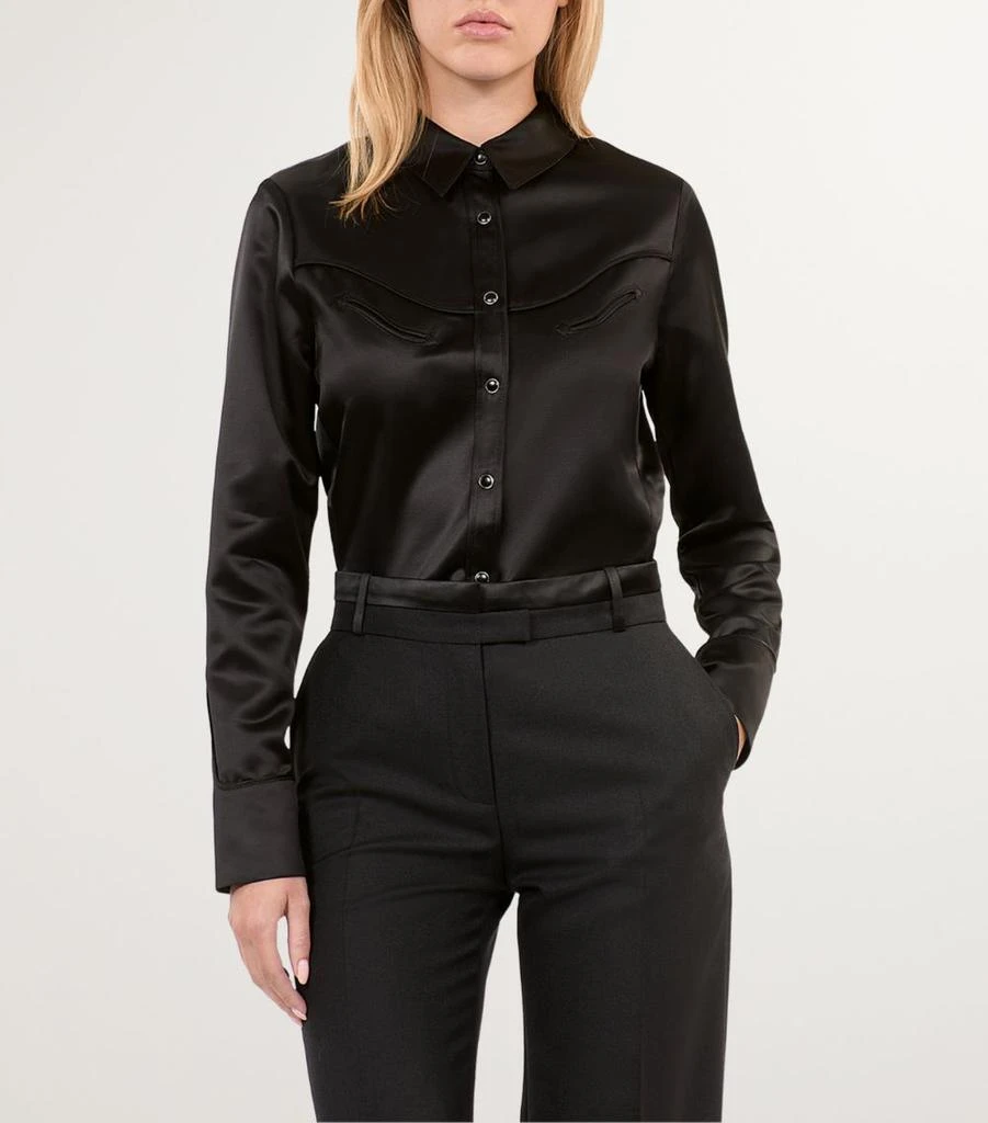 The Kooples Satin Western Shirt 7