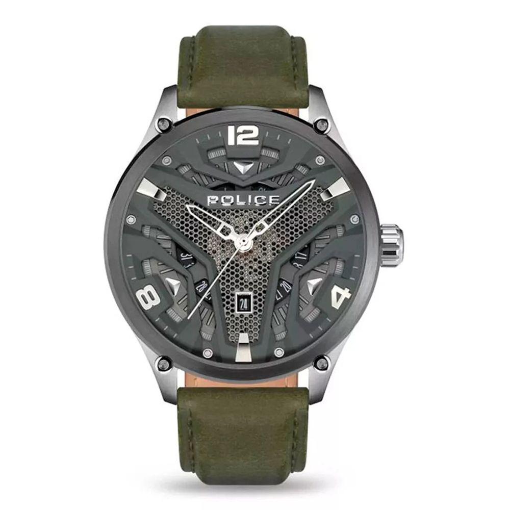 POLICE Leather Men's Watch
