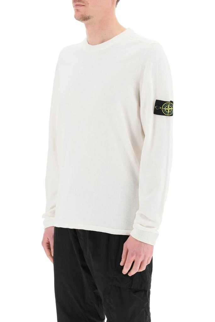 STONE ISLAND raw cotton sweater 4