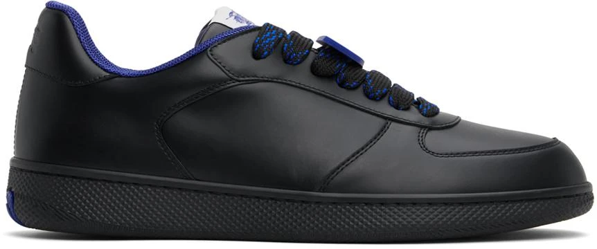 Burberry Black Leather Terrace Sneakers 1