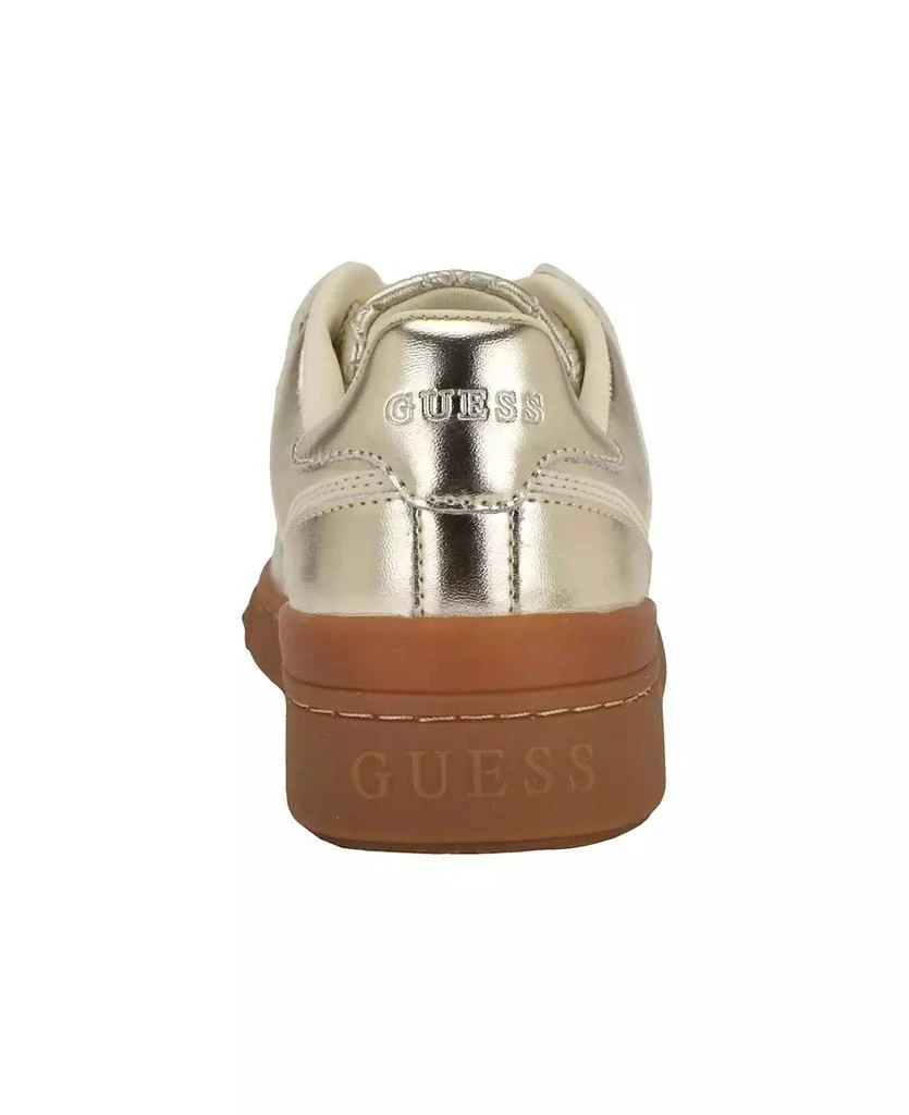 GUESS Women
s Inart Low Profile Sporty Gum Bottom Lace-Up Sneakers 3