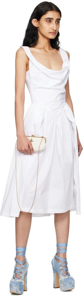 Vivienne Westwood Off-White DB Frame Chain Bag 4