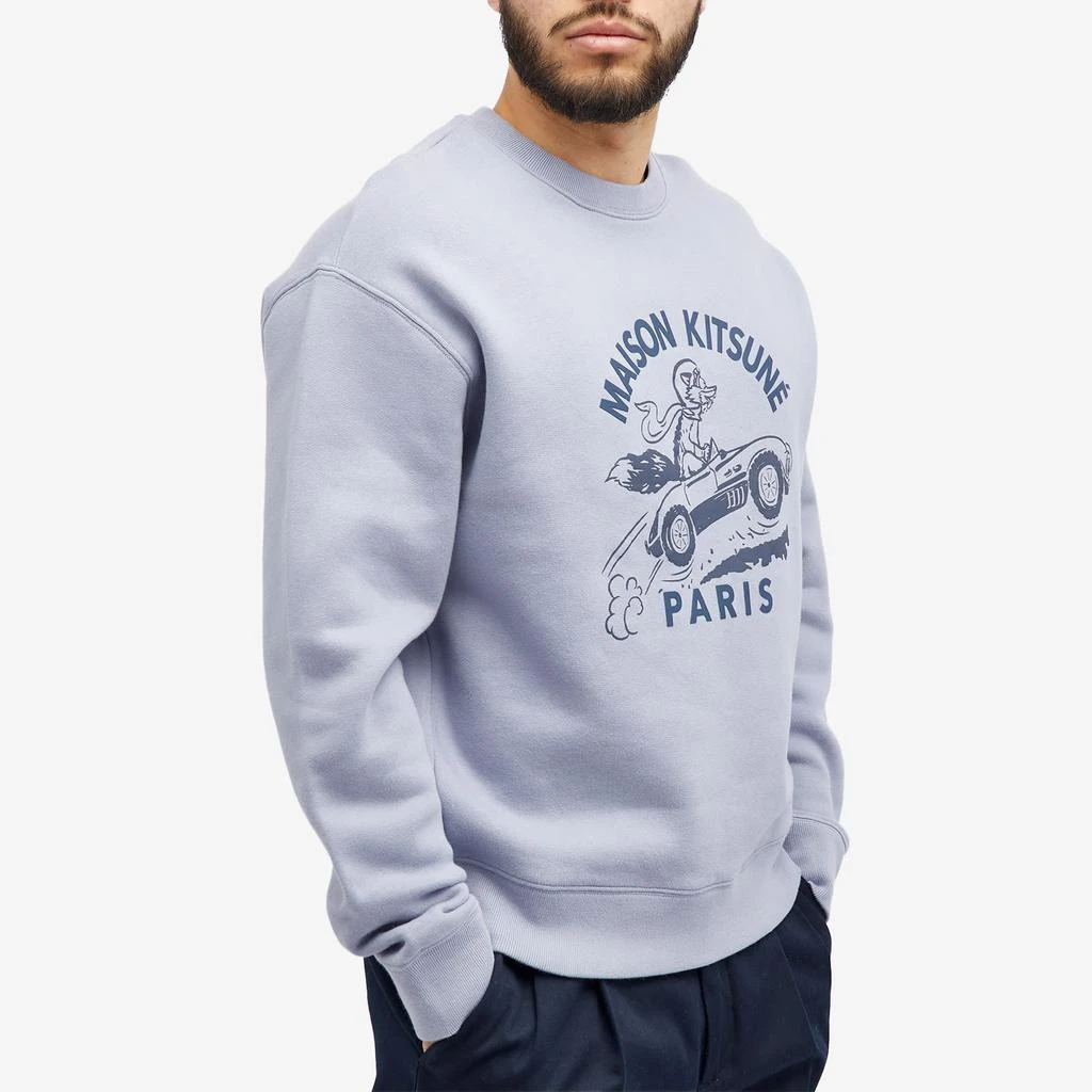Maison Kitsune Maison Kitsuné Racing Fox Comfort Crew Sweat 2