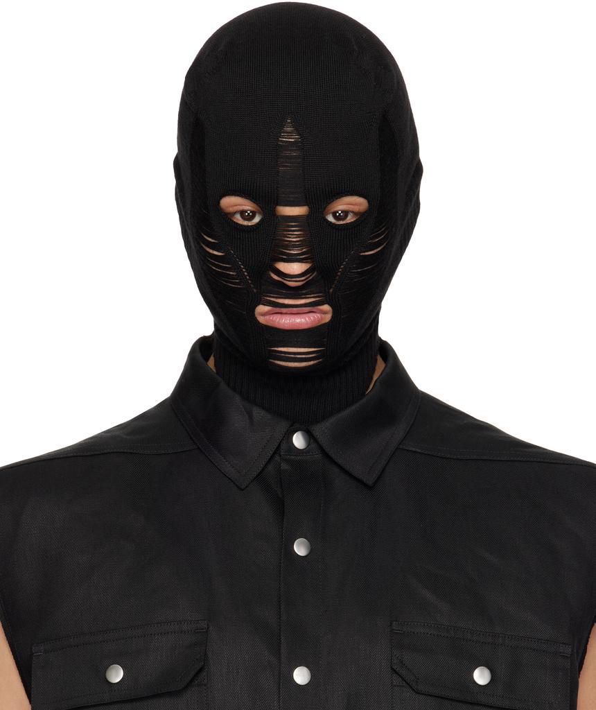 帽子 Rick owens Hollywood scull Shop Black Hollywood Skull Balaclava on Sale at BeyondStyle – Get