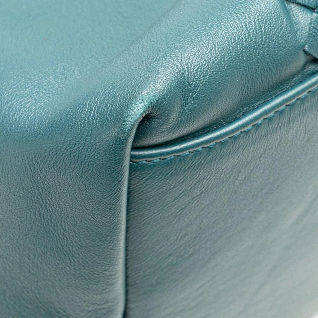 Bottega Veneta Leather Handbag Tote Bag (Pre-Owned) 6