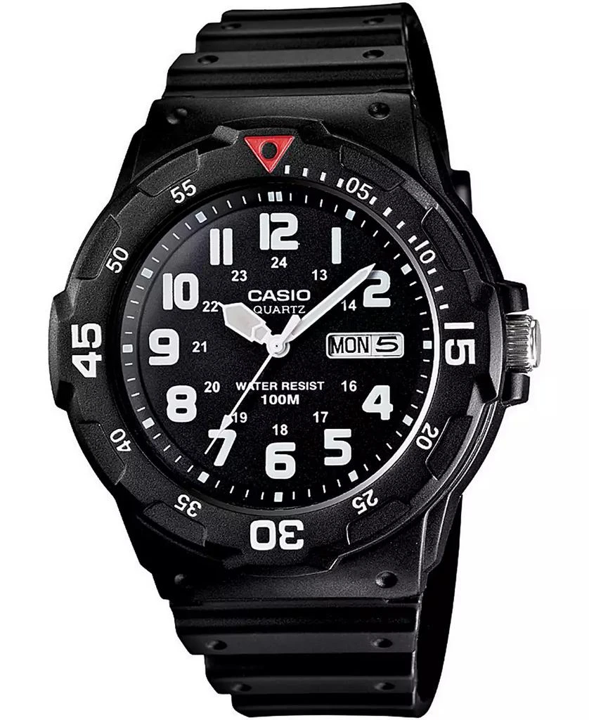 Casio Men's Black Resin Strap Watch 43mm 1