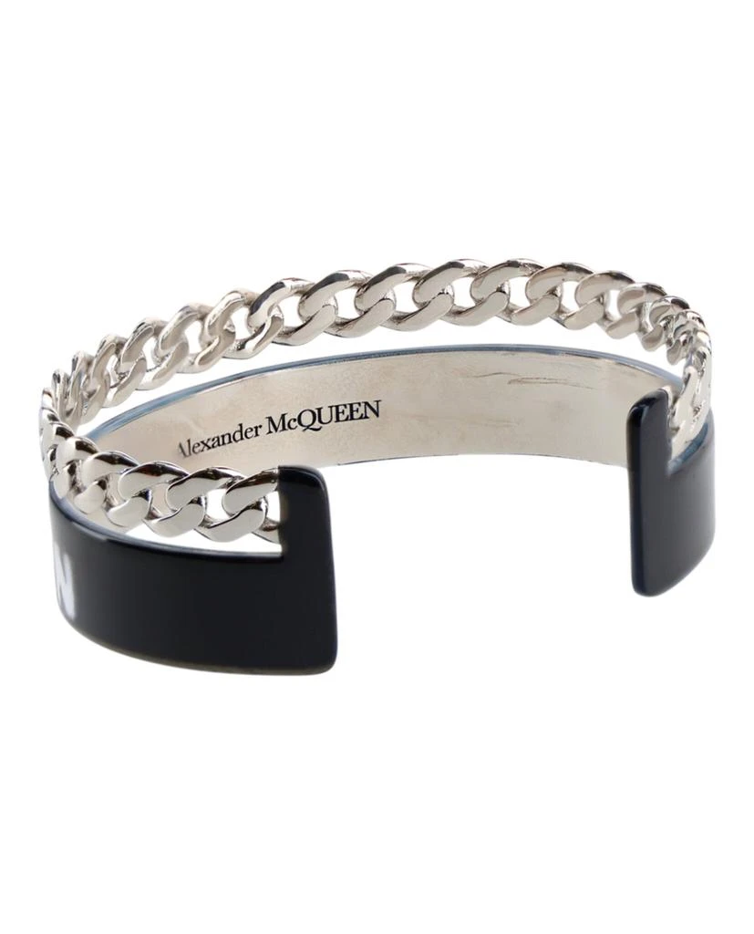 Alexander McQueen Graffiti Open Cuff Bracelet 2