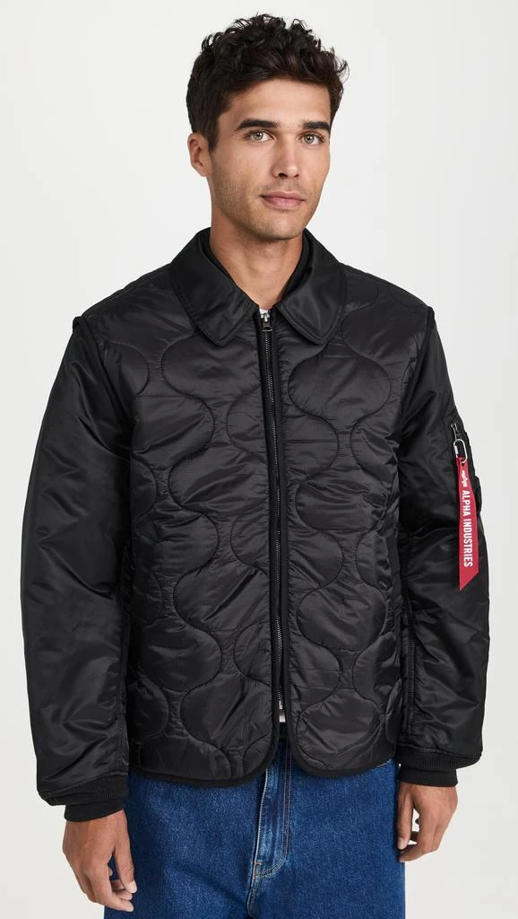 Alpha Industries Mixed Media Utility Jacket 6