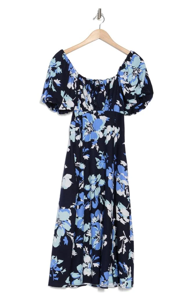 Ellen Tracy Floral Balloon Sleeve Maxi Dress 3