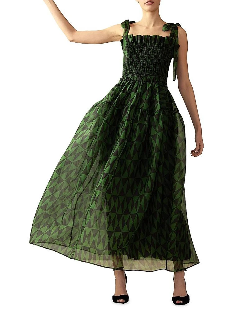 sachin and babi light blue dress Embroidered Floral Applique Dress – Cynthia Rowley