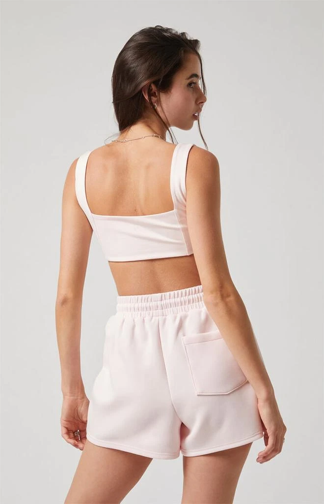 PAC 1980 Active Pink Sweat Shorts 5
